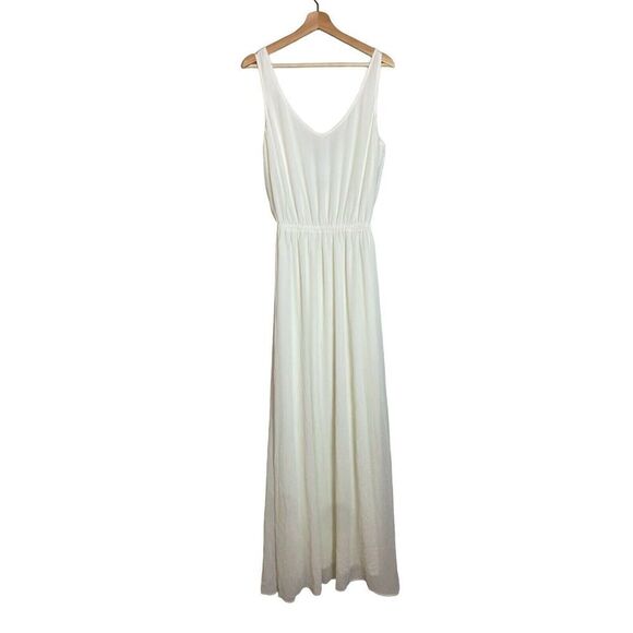 NWT Show Me Your Mumu Kendall Maxi Dress Wedding Cake Chiffon M - Picture 3 of 6